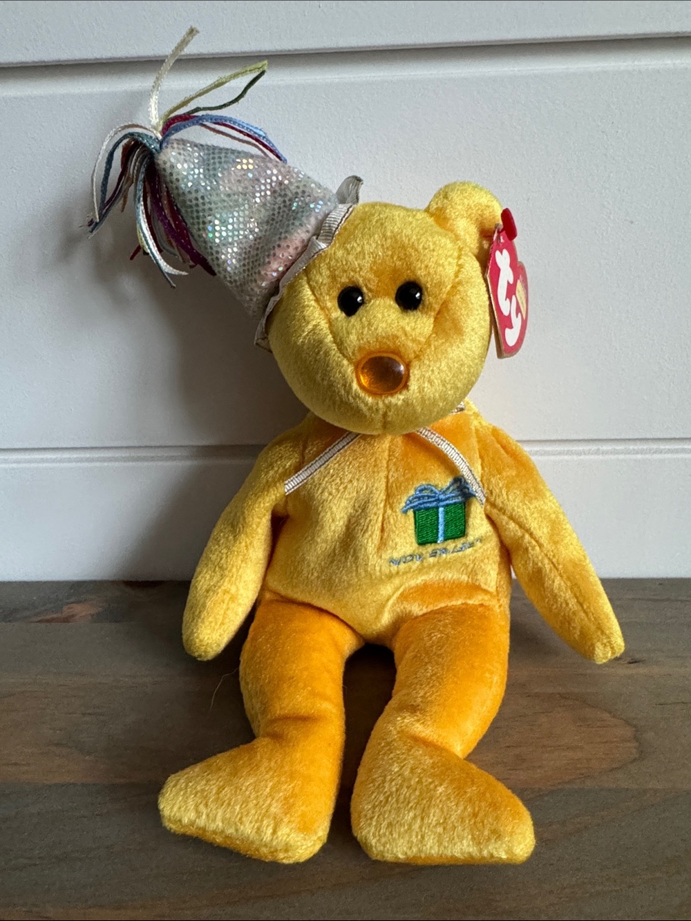 Ty | Beanie Babies Birthday: November Bear (2002) - 9” Collectible Teddy Bear